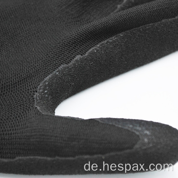 Hespax Anti Slip Latex Schaum beschichtete Sicherheitshandschuhe